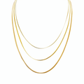 Collana tripla snake