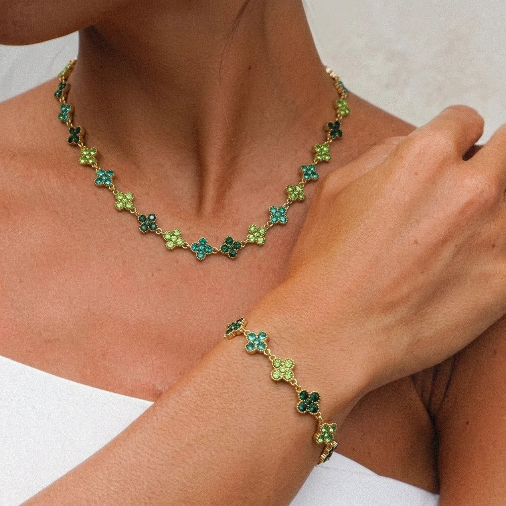 Collana quadrifoglio