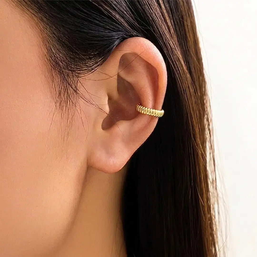 Ear cuff rigato Bold