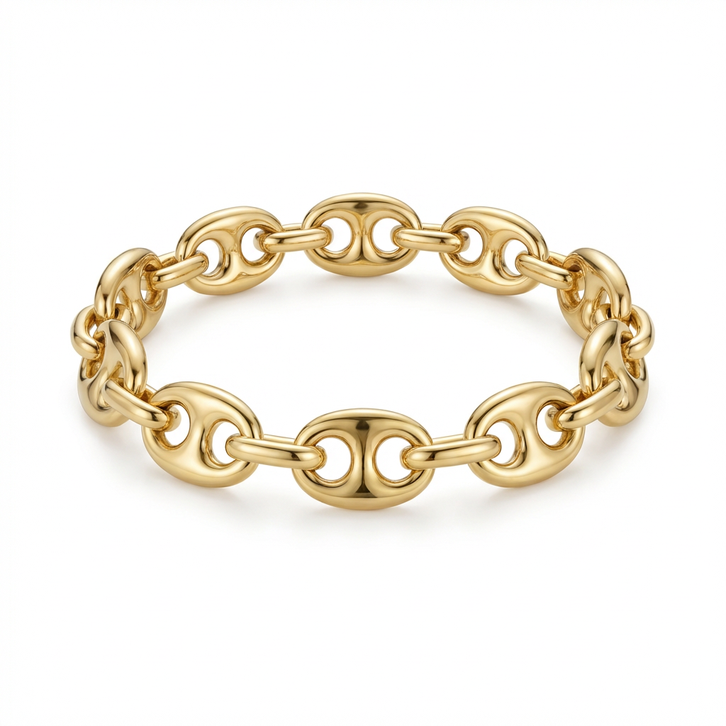 GAIA bracciale oro catena a maglie Unione
