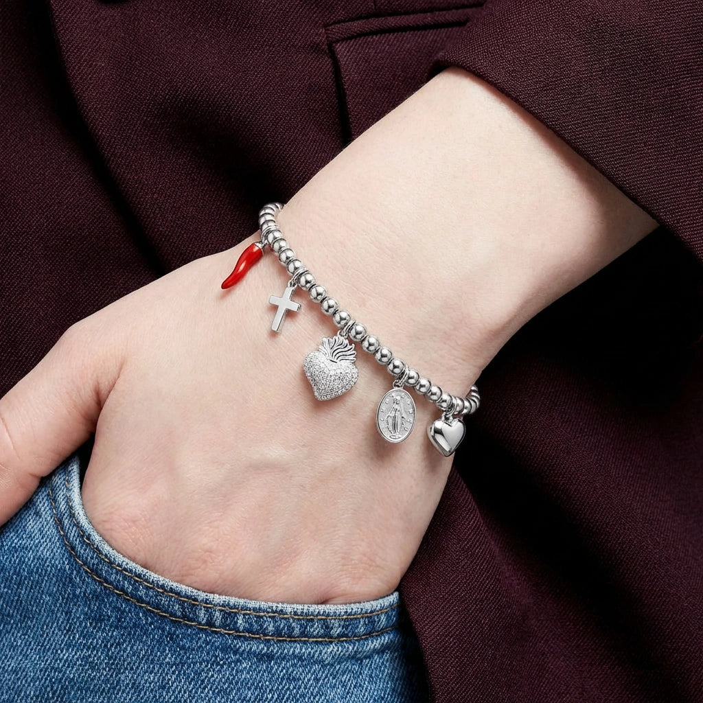 Bracciale con charm Sacri