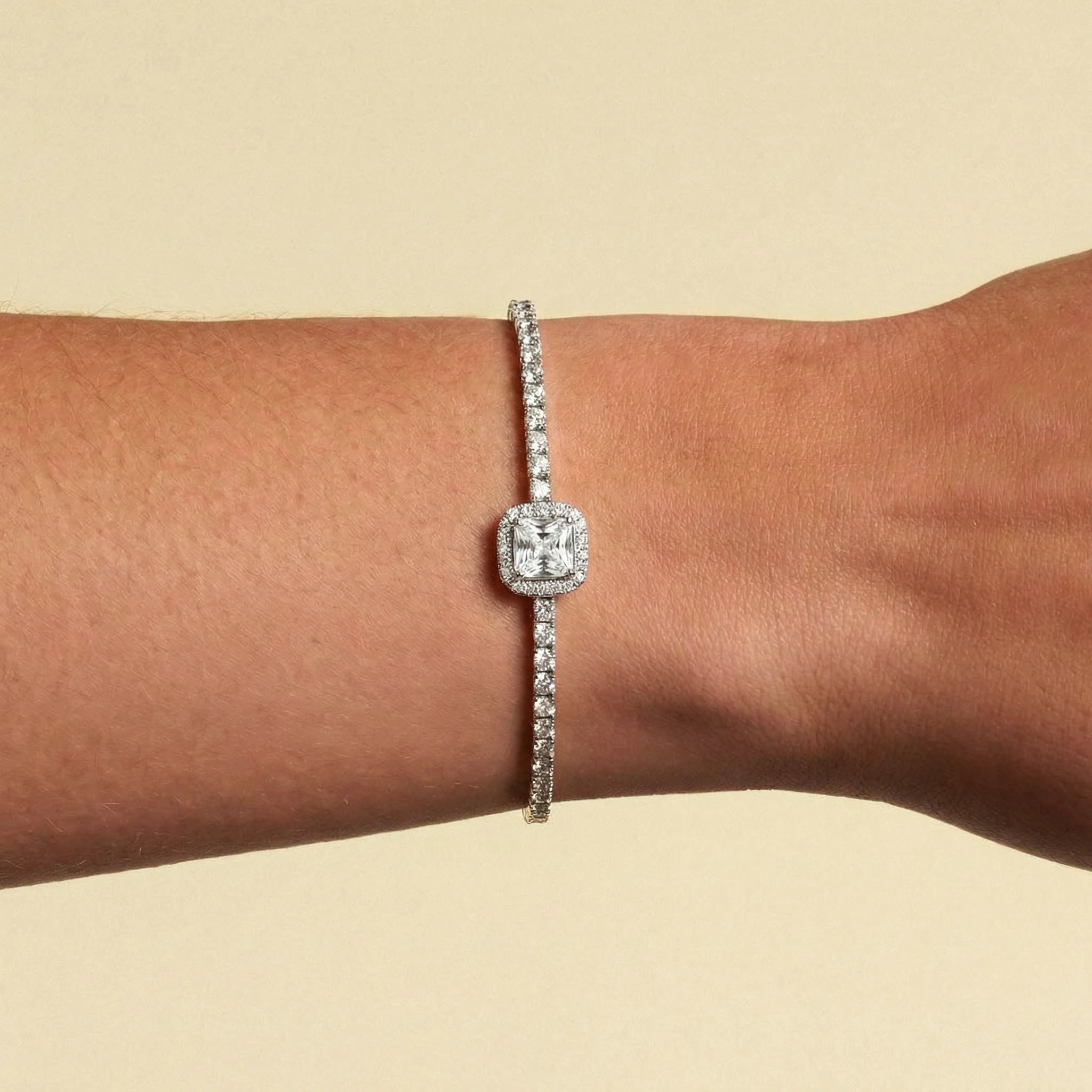 Bracciale tennis con pietra Icona