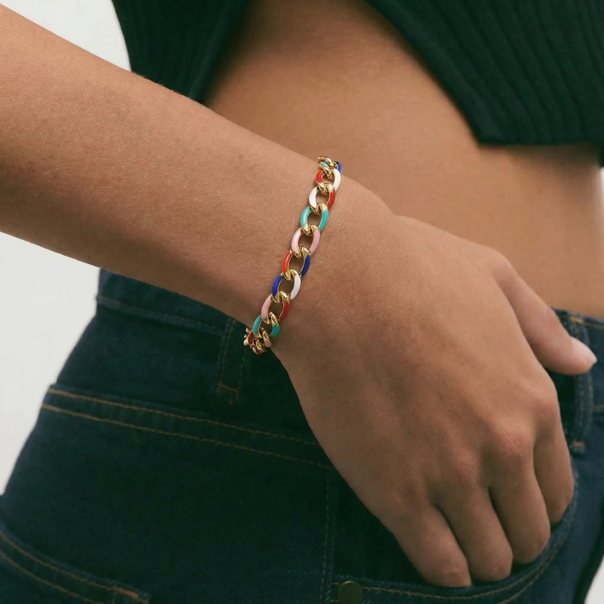 Bracciale dorato Allegria