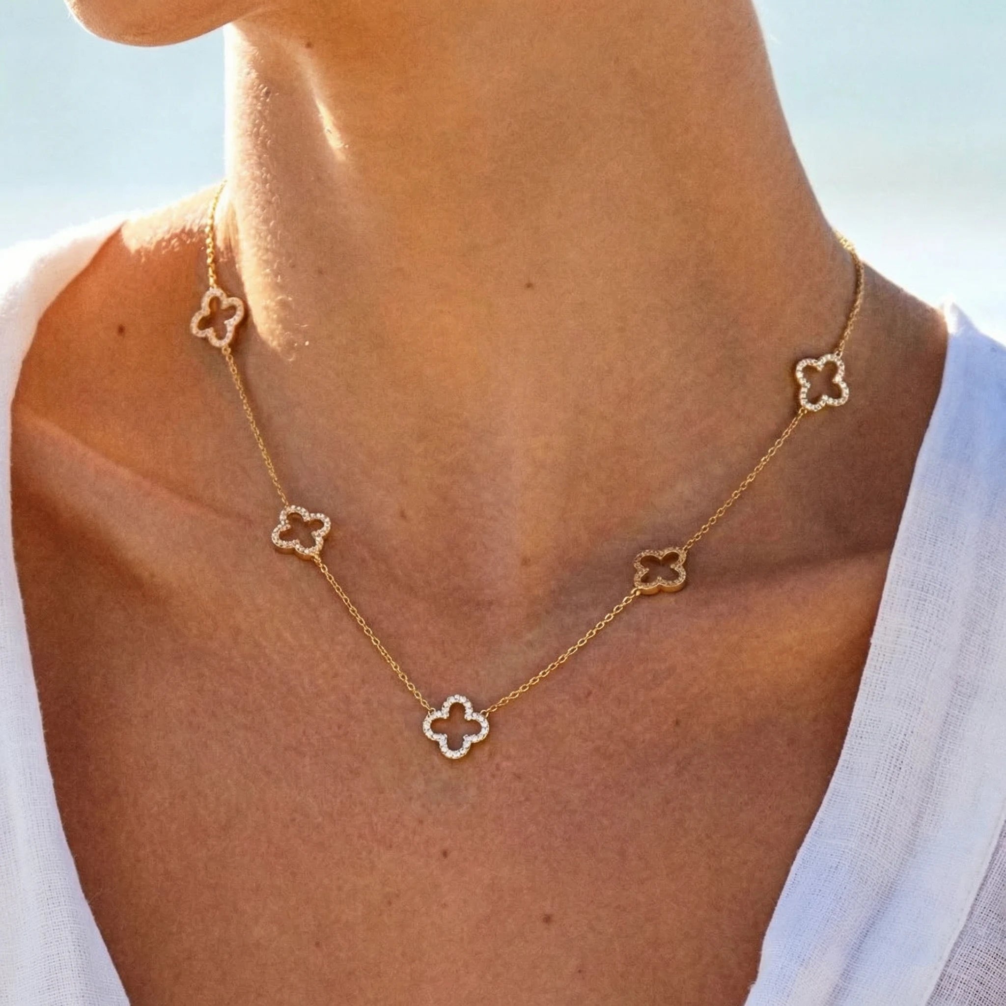 Collana dorato Eleganza